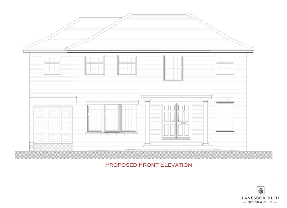 8 Chiltern Road, Maidenhead — proposed front elevation