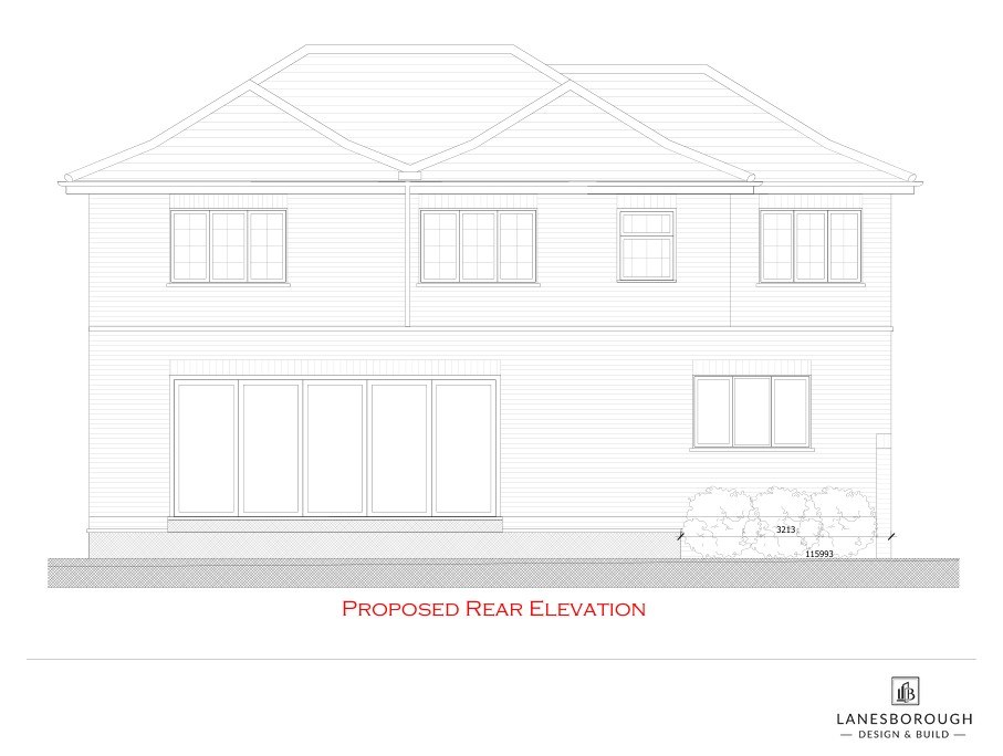 8 Chiltern Road — Proposed rear elevation